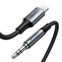 Ugreen cable AUX MFI Lightning audio cable - 3.5 mm mini jack 1 m gray (70509)