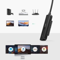 Ugreen adapter HDD SSD 2.5'' SATA III 3.0 - USB 3.2 Gen 1 (USB 5 Gbps) black (70609 CM321)