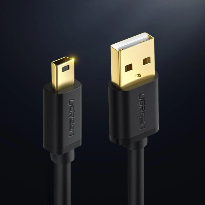 Ugreen cable uSB - mini USB 480 Mbps cable 3 m black (US132 10386)