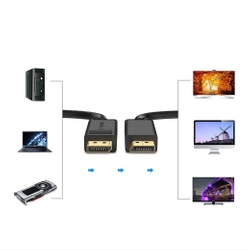 Cable DisplayPort - DisplayPort Ugreen DP102 4K 1m - black