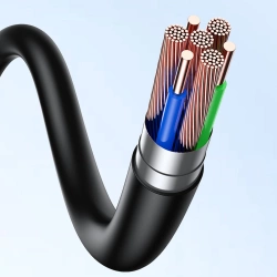 Ugreen US551 abgewinkeltes USB-C - USB-C PD-Kabel 60W 3A 5Gb/s 5m - Schwarz