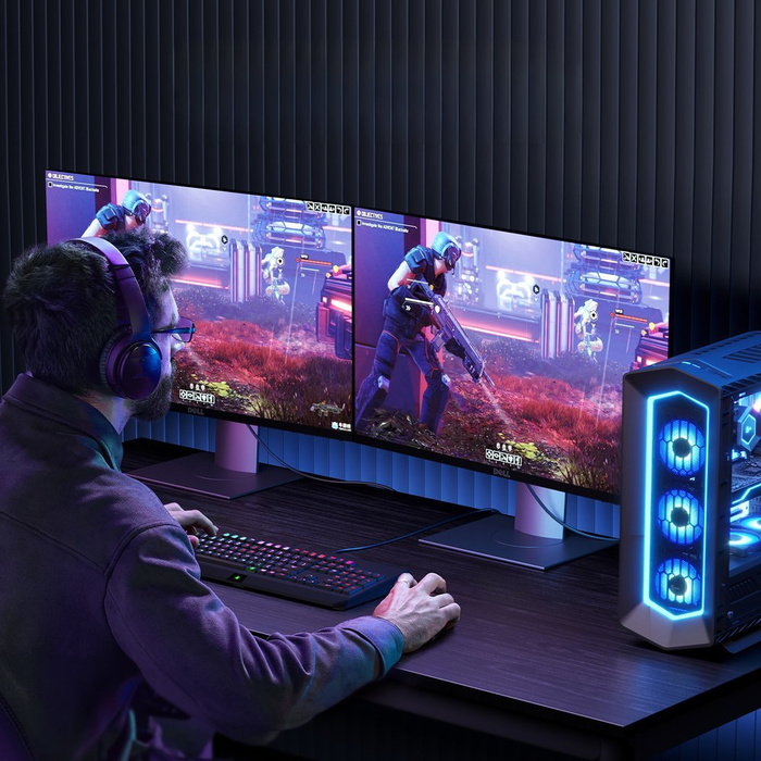 Ugreen Unidirektionales DisplayPort-zu-HDMI-Kabel 4K 30Hz 32 AWG 3m Schwarz (DP101 10203)