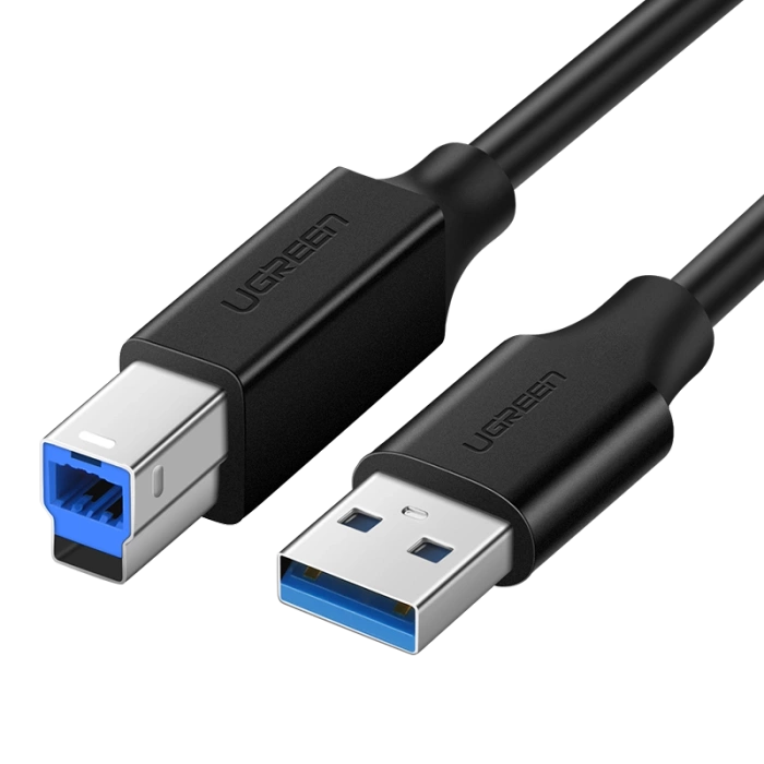 Ugreen US210 10372 Printer Cable USB-A 3.0 / USB-B 5Gbps 2m - Black