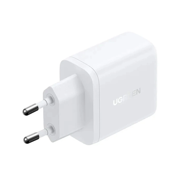 Ładowarka sieciowa Ugreen X227 20W GaN 1x USB-A 1x USB-C - biała