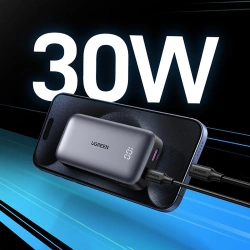 Powerbank Ugreen Nexode 20000mAh 30W USB-A USB-C - grau