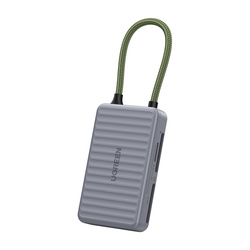 USB-C Card Reader Ugreen CM868, 2xSD 1xTF 170MB/s (gray)