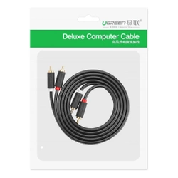 Kabel UGREEN 2RCA Cinch Do 2RCA Cinch 3m Czarny AV104 10519