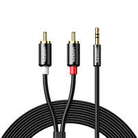 Ugreen Kabel Audiokabel 3,5 mm Miniklinke - 2 RCA 1,5 m schwarz (AV116)