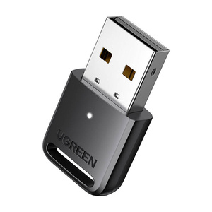 Adapter i odbiornik USB Bluetooth 5.3 Ugreen CM591 LED zasięg 20m (czarny)