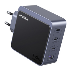 Ladergerät netzwerktechnik Ugreen Nexode S 140W, GaN, 3x USB-C + USB (grau)