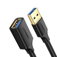 Ugreen Kabel Verlängerungsadapter USB 3.0 (weiblich) - USB 3.0 (männlich) 2 m schwarz (US129 10373)