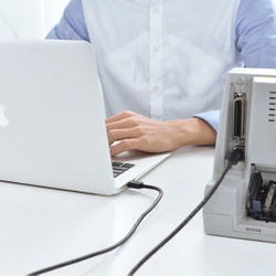 Kabel für den Drucker Ugreen US122 USB-B USB-A 2.0 10m - schwarz