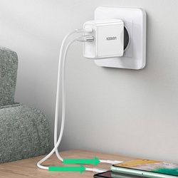 Ugreen Fast USB Type C / USB Wall Charger 36 W Quick Charge 4.0 Power Delivery weiß (60468 CD170)