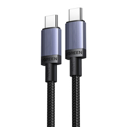 Kabel USB-C auf USB-C Ugreen L528, 100 W, 0,5m (grau)