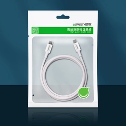Ugreen US264 60518 USB-C / USB-C PD QC AFC cable 1m - white