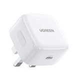 Ugreen szybka ładowarka sieciowa USB-C UK (Wielka Brytania) PD 30W biała CD127