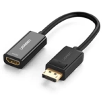 Adapter Ugreen MM137 40363 DisplayPort (męski) do HDMI (żeński) 4K / 1080p - czarny