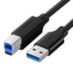 Ugreen kabel przewód do drukarki USB-A - USB-B 5Gb/s 2m czarny (US210)