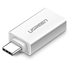 Adapter UGREEN USB-A 3.0 Do USB-C 3.1 Biały